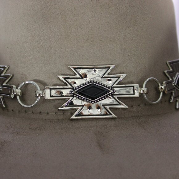 Brand new Illuma western-style cowboy hat in a beautiful taupe felt finish featu - Picture 4 of 6